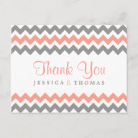 The Modern Chevron Wedding Collection- Pink & Grey