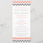 The Modern Chevron Wedding Collection- Pink & Grey Program<br><div class="desc">Simple yet elegant, the modern chevron wedding collection is a stunning design featuring a lovely zig-zag print in a pink, grey and white colour, which is perfect for any modern wedding celebration. These programs can be personalised for your special occasion and would make the perfect order of service for your...</div>