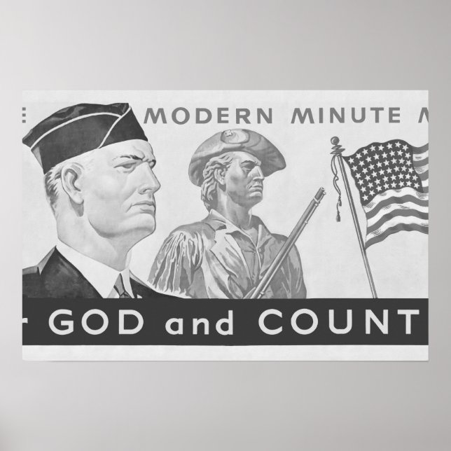The Modern Minute Man 1941 Poster (Front)
