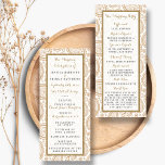 The Modern Paisley Wedding Collection - Brown Program<br><div class="desc">Simple yet elegant, the modern paisley wedding collection is a stunning design featuring a lovely paisley print in a soft brown and white colour, which is perfect for any modern wedding celebration. These programs can be personalised for your special occasion and would make the perfect order of service for your...</div>