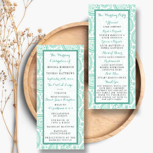The Modern Paisley Wedding Collection - Green Program