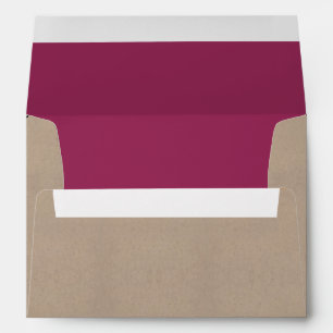 The Modern Pink Bunting Wedding Collection Envelopes