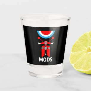 The Mods - Mods And Rockers - British Music Shot Glass