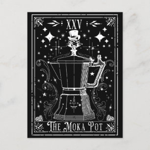 The Moka Pot Coffee Tarot Card
