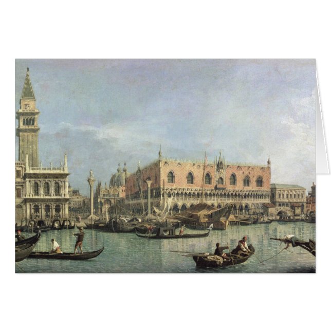 The Molo and the Piazzetta San Marco, Venice (oil (Front Horizontal)