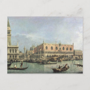 The Molo and the Piazzetta San Marco, Venice (oil Postcard