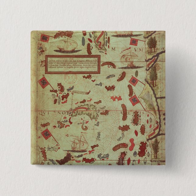 The Moluccas 15 Cm Square Badge (Front)