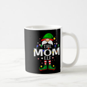 The Mom Elf Christmas Family Pajama Party  Coffee Mug