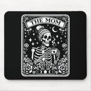 The Mom Funny Tarot Card Woman Skeleton Mother Sku Mouse Pad