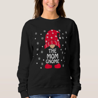 The Mom Gnome Matching Family Christmas Pajamas Co Sweatshirt