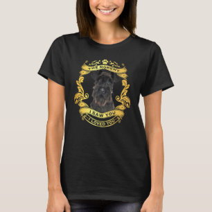 The Moment I Saw You I Loved You Schnauzer Dog Lov T-Shirt