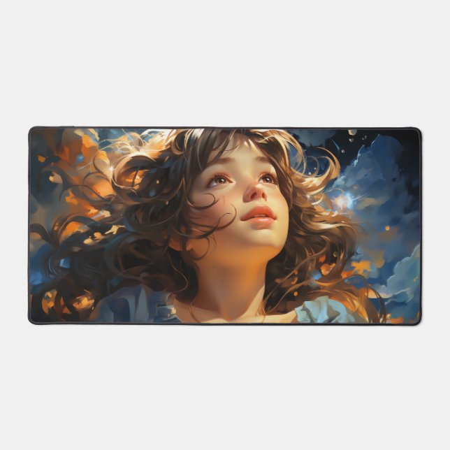 The Moment That Changes Everything Desk Mat (Front)