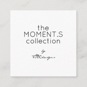 The Moments Collection by TMCdesigns Modern Square Business Card