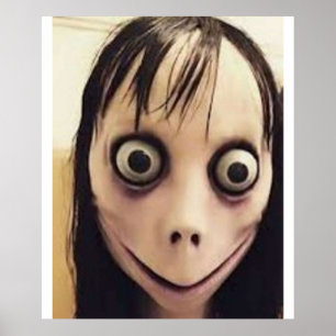The Momo Creepy Challenge  Reddit Hoax Challenge   Poster