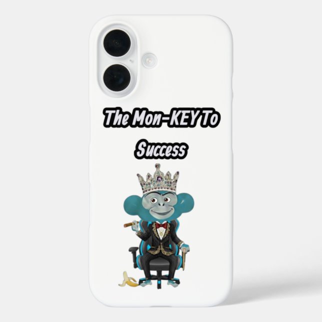 The mon-key to success Case-Mate iPhone case (Back)