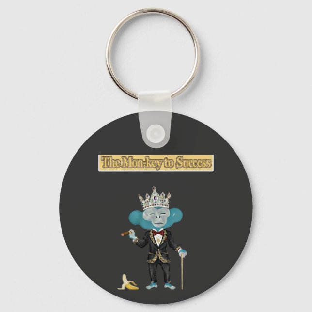 The Mon-Key to success Key Ring (Front)