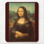 The Mona Lisa by Leonardo da Vinci Mouse Pad<br><div class="desc">The Mona Lisa by Leonardo da Vinci (1505) is one of the most famous faces in the world. Her beauty & the romantic fantasy of her mysterious smile have held us spellbound for centuries. What was her secret?</div>