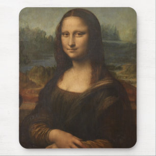 The Mona Lisa by Leonardo da Vinci Mouse Pad