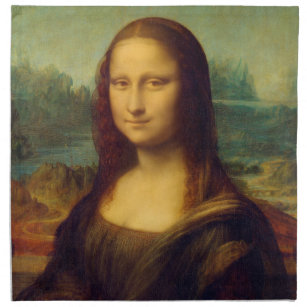 The Mona Lisa By Leonardo Da Vinci Napkin