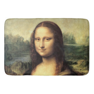 The Mona Lisa Leonardo da Vinci Bath Mat