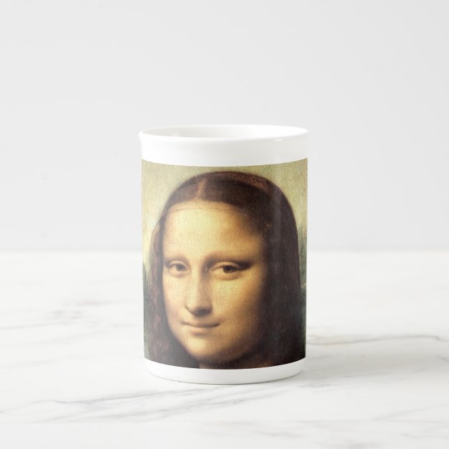 The Mona Lisa Leonardo da Vinci    Bone China Mug (Front)