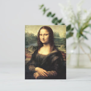 The Mona Lisa Leonardo da Vinci Postcard