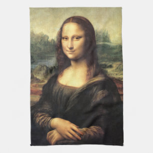 The Mona Lisa Leonardo da Vinci Tea Towel