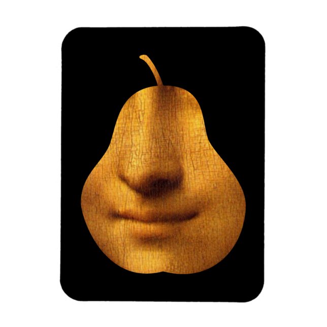 The Mona Lisa's Smile Photo Magnet (Vertical)