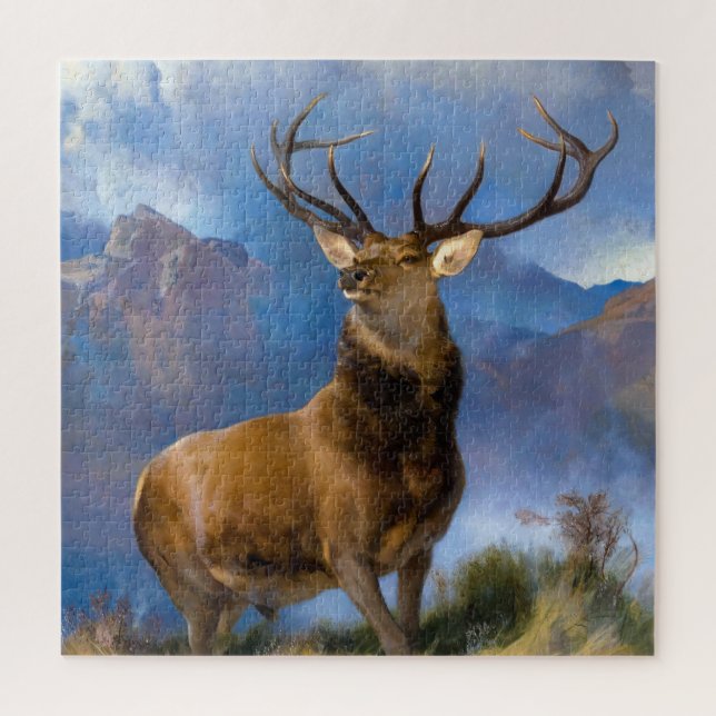 The Monarch of the Glen by Edwin Landseer Jigsaw Puzzle (Vertical)