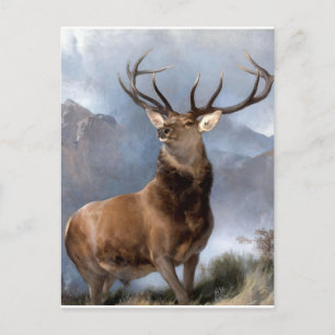 The Monarch of the Glen by Sir Edwin Landseer Postcard