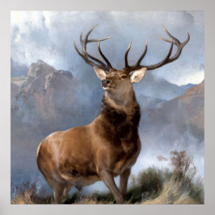 The Monarch of the Glen by Sir Edwin Landseer Poster