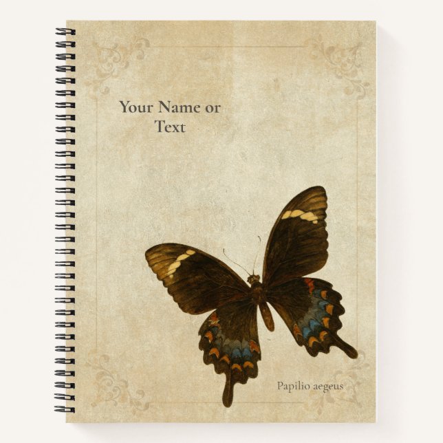 The Monarch of the Mandarins: Orchard Swallowtail  Notebook (Front)