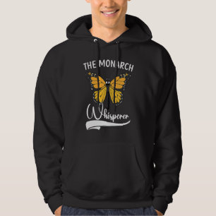 The Monarch Whisperer Butterfly Insect Entomology Hoodie