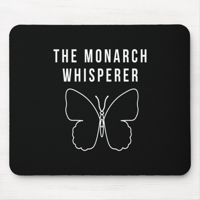 The Monarch Whisperer Mouse Pad (Front)