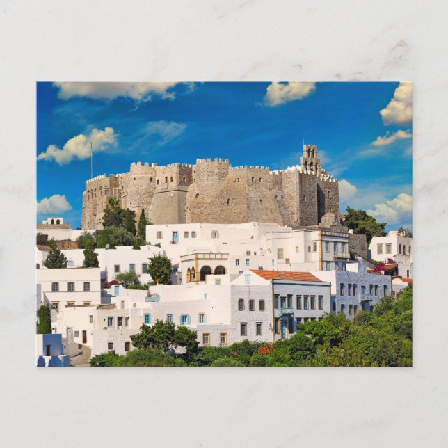 The Monastery of Saint John in Patmos, Greece Postcard (Front)