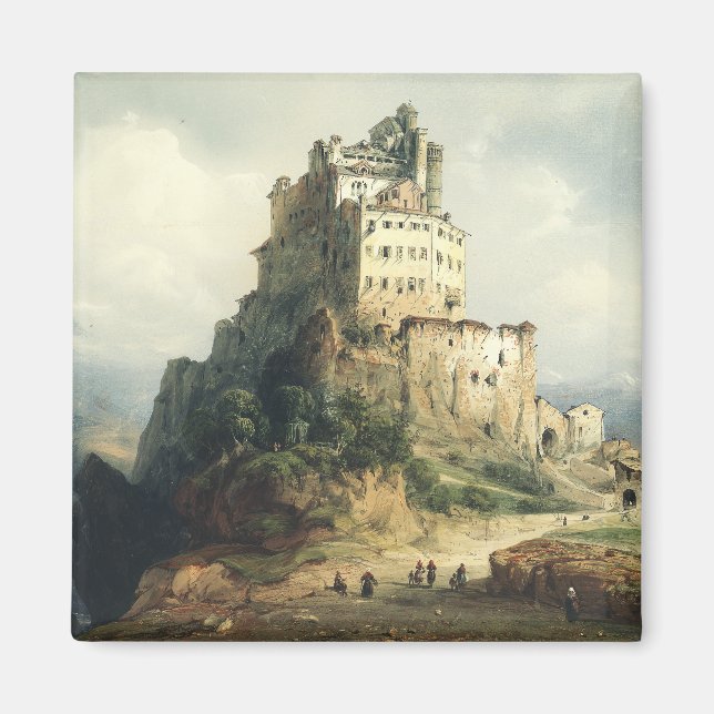 The Monastery of San Michele, Italy Magnet (Front)