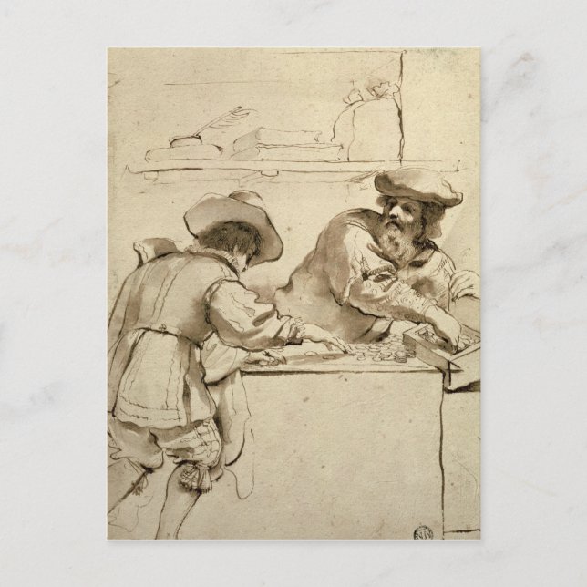 The Moneylender Postcard (Front)