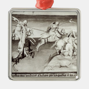 The Mongol leader, Hulagu, khan of the Ilkhanate Metal Ornament