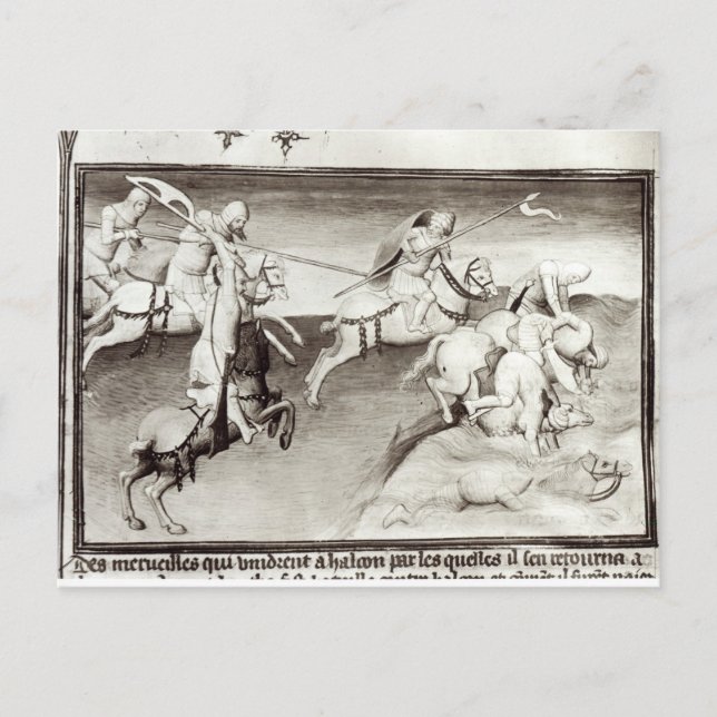 The Mongol leader, Hulagu, khan of the Ilkhanate Postcard (Front)