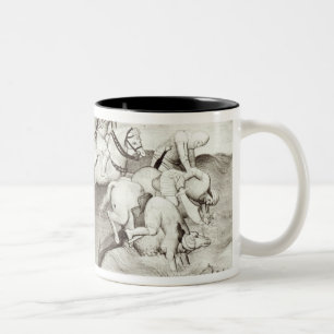 The Mongol leader, Hulagu, khan of the Ilkhanate Two-Tone Coffee Mug