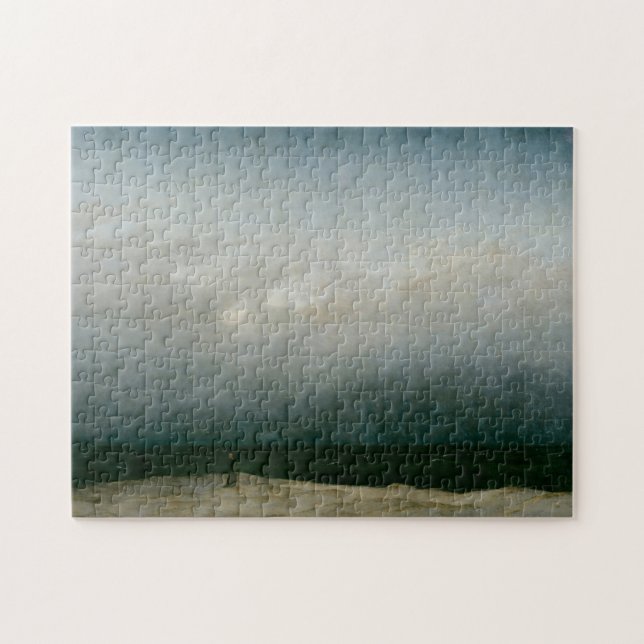 The Monk by the Sea by Caspar David Friedrich Jigsaw Puzzle (Horizontal)