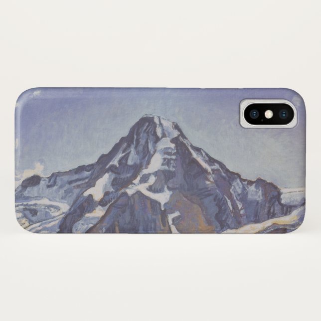 The Monk Mountain With Clouds (Ferdinand Hodler) Case-Mate iPhone Case (Back (Horizontal))
