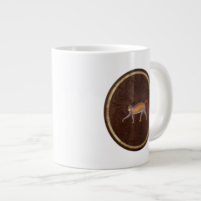 The Monkey 2009 Large Coffee Mug (Front Right)