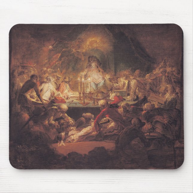 The Monkey Freemasons Mouse Pad (Front)