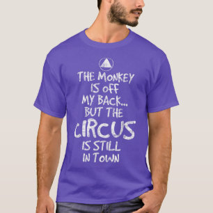 The Monkey Is Off My BackSobriety Anniversary Sobe T-Shirt