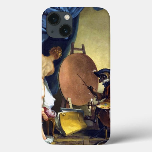 The Monkey Painter Case-Mate iPhone Case (Back)