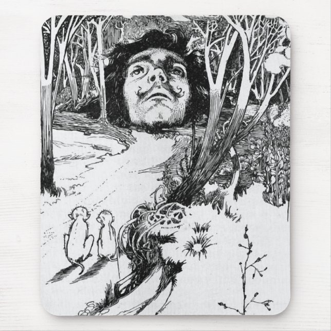 The Monkeys Admired It Greatly Mouse Pad (Front)