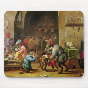 The Monkeys at School Mouse Pad