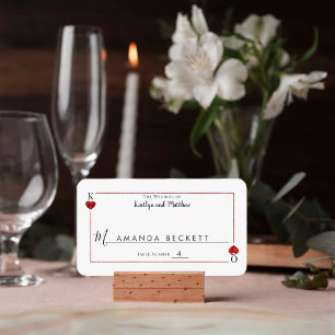 The Monogram Playing Card Wedding Collection