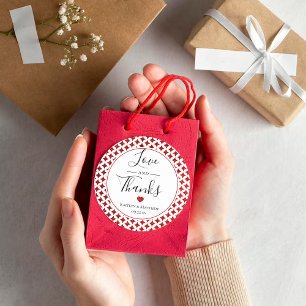 The Monogram Playing Card Wedding Collection Classic Round Sticker